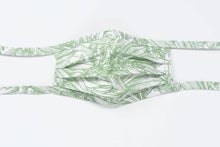 Load image into Gallery viewer, Organic Cotton Face Mask with Flexible Nose and Ties- Wild Plants